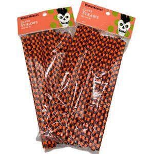World Market Halloween Paper Straws Set Of 25